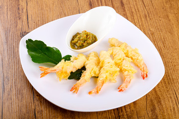 Prawn tempura