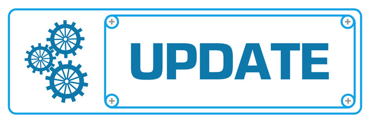 Update Blue Horizontal Border Screw 