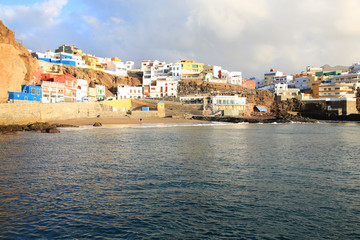 Fototapeta na wymiar Puerto de Sardina on Gran Canaria Island, Canary Island, Spain
