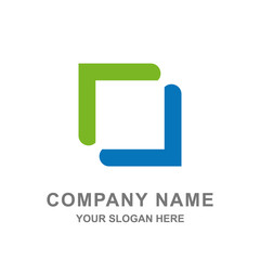 Home Real Estate Building Architecture Geometric Square Logo Vector Illustration