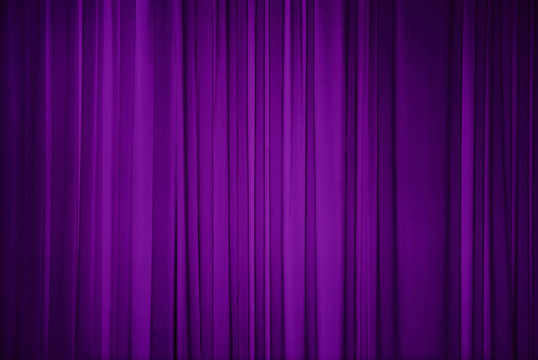 Purple fabric background.