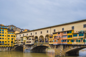 Fototapeta premium Ponte Vecchio in Florence, Italy
