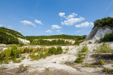 Sand formation near Lake Balaton, Hungary