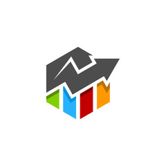 hexagon statistic financial logo