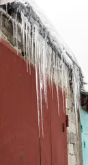 icicle, frozen water