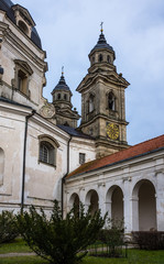 Fototapeta na wymiar Baroque church and monastery Camaldolese in Pazaislis, Kaunas, Lithuania