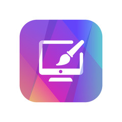 Multi-Color App Button