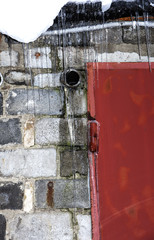 icicle, frozen water