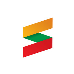 Lithuania flag, vector illustration