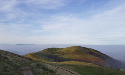 Clouds on Malvern Hills Worcestershire