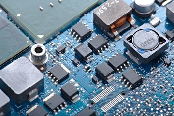 Circuit board closeup