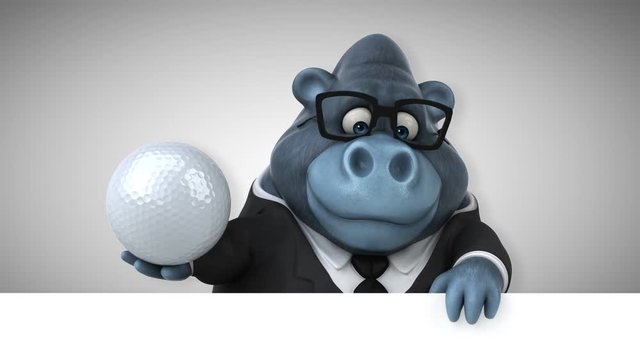 Fun gorilla - 3D Animation