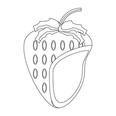 strawberry fruit icon