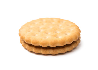 double biscuit sandwich isolated