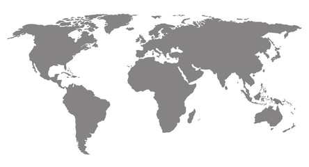 Fototapeta na wymiar World map. Stock vector