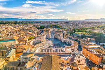 Foto op Plexiglas Sint-Pietersplein in Vaticaan, Rome © f11photo