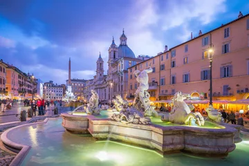 Rolgordijnen Piazza Navona in Rome, Italië © f11photo
