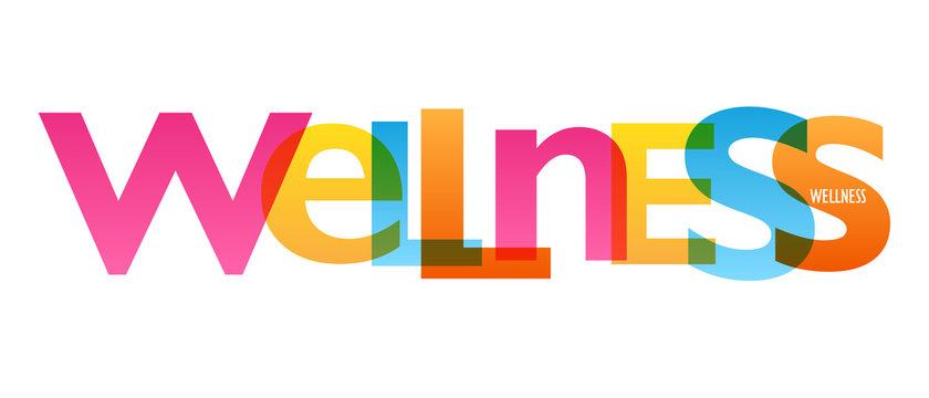 WELLNESS Vector Letters Icon