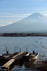 Mount Fuji in winter