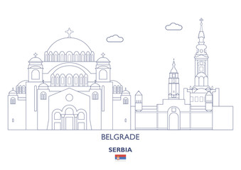 Belgrade Linear City Skyline, Serbia