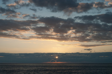 sunset of  Wakasa bay