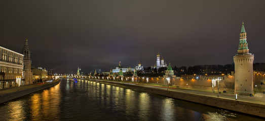 Obraz premium Night Moscow