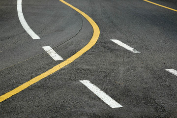 background texture line on asphalt road