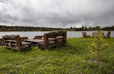 Place for rest and barbecue
