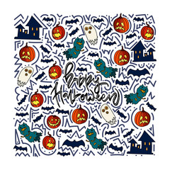 Happy Halloween card.