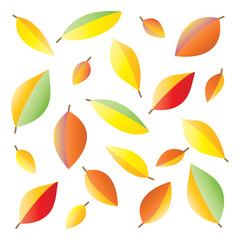 Pattern of autumn leaves (Rasterized Copy)