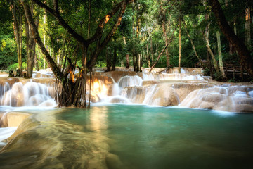 Tad Sae Waterfall,beautiful waterfall in Luang Prabang
