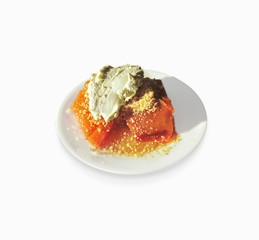Turkish pumpkin dessert