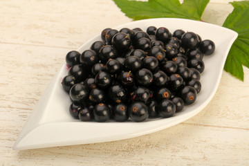 Ripe black currants
