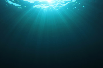 Underwater blue background