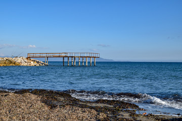 Obraz premium Mare d'inverno Piombino