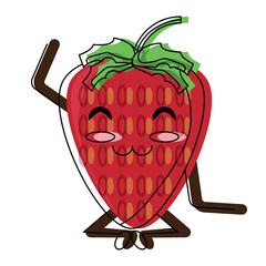 kawaii strawberry icon