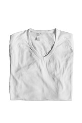 Folded shirt isolated