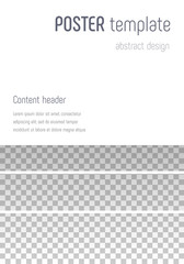 Brochure template design. Modern cover page layout. Decent trendy poster design. Minimalistic corporate brochure template. Vector illustration on transparent background.