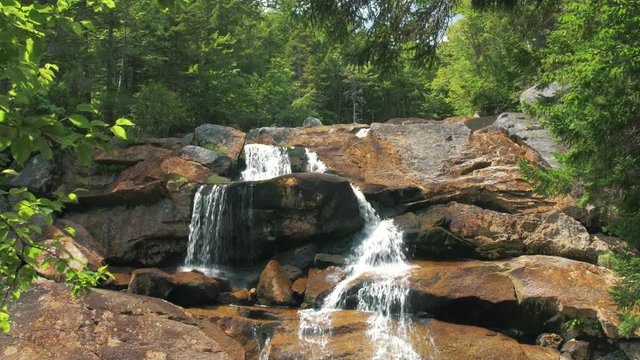 Small waterfalls in New Hampshire