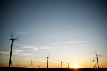 Obraz premium Wind energy concept