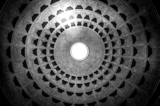 Pantheon schwarz wei&szlig; s/w