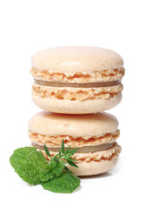 macaron à la vanille