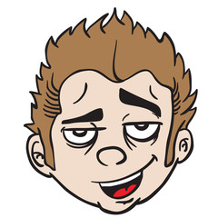 funny looking face