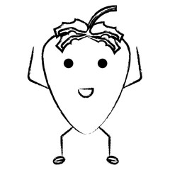 kawaii strawberry icon