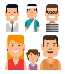 set of people involve insurance services