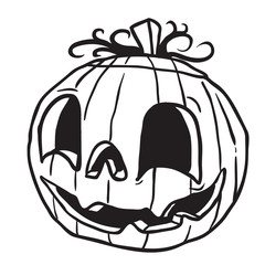 halloween pumpkin black