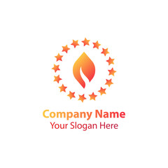 flame logo design