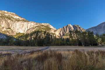 Sunset at yosemite national park