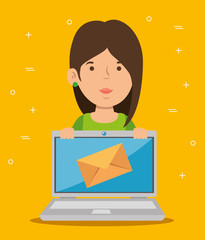 email marketing internet advertising concept