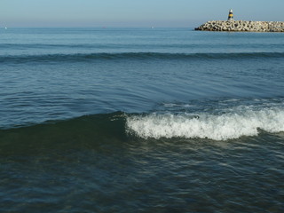vague et phare